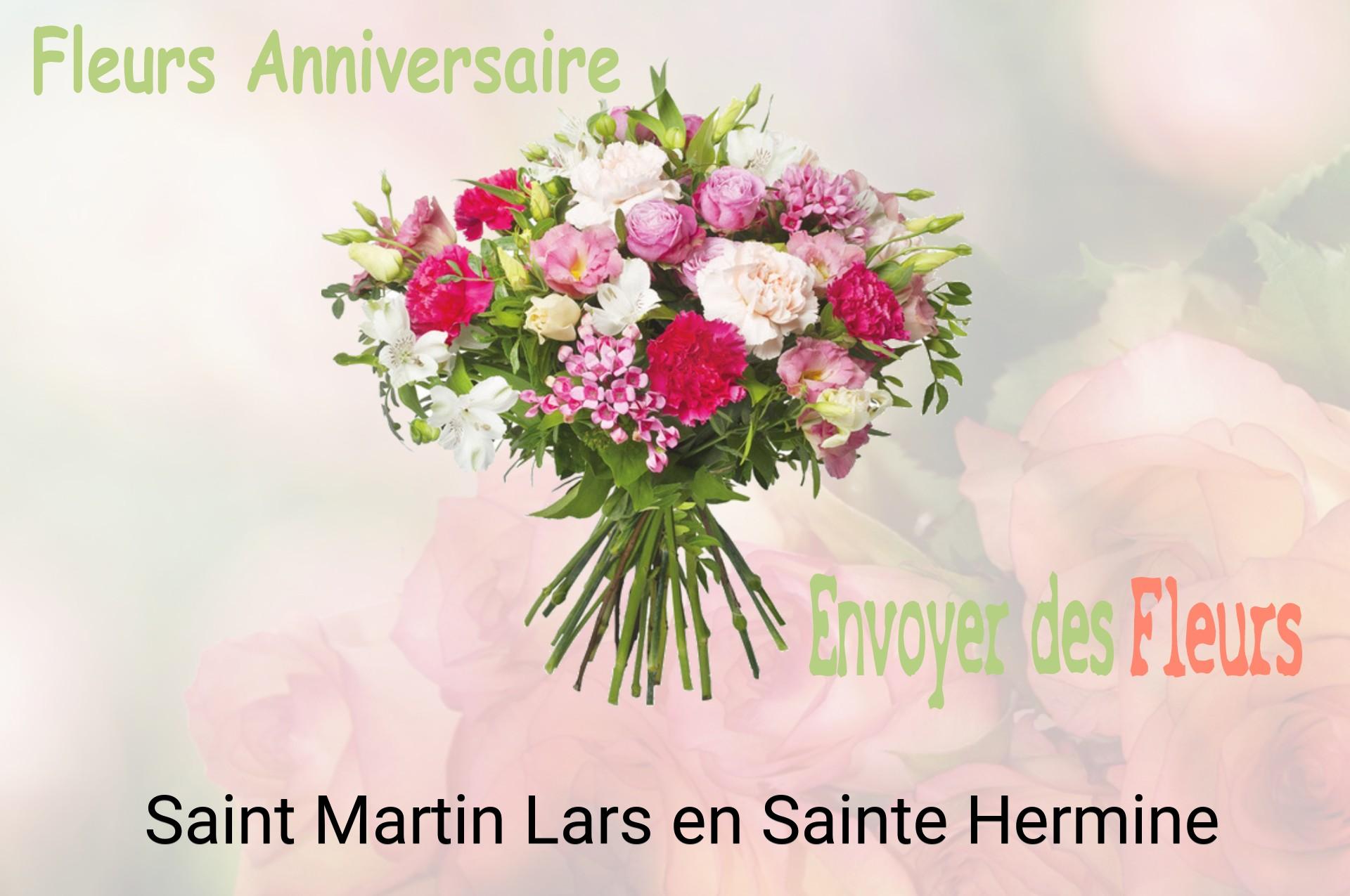 Bouquet de fleurs d’anniversaire livré à Saint-Martin-Lars-en-Sainte-Hermine
