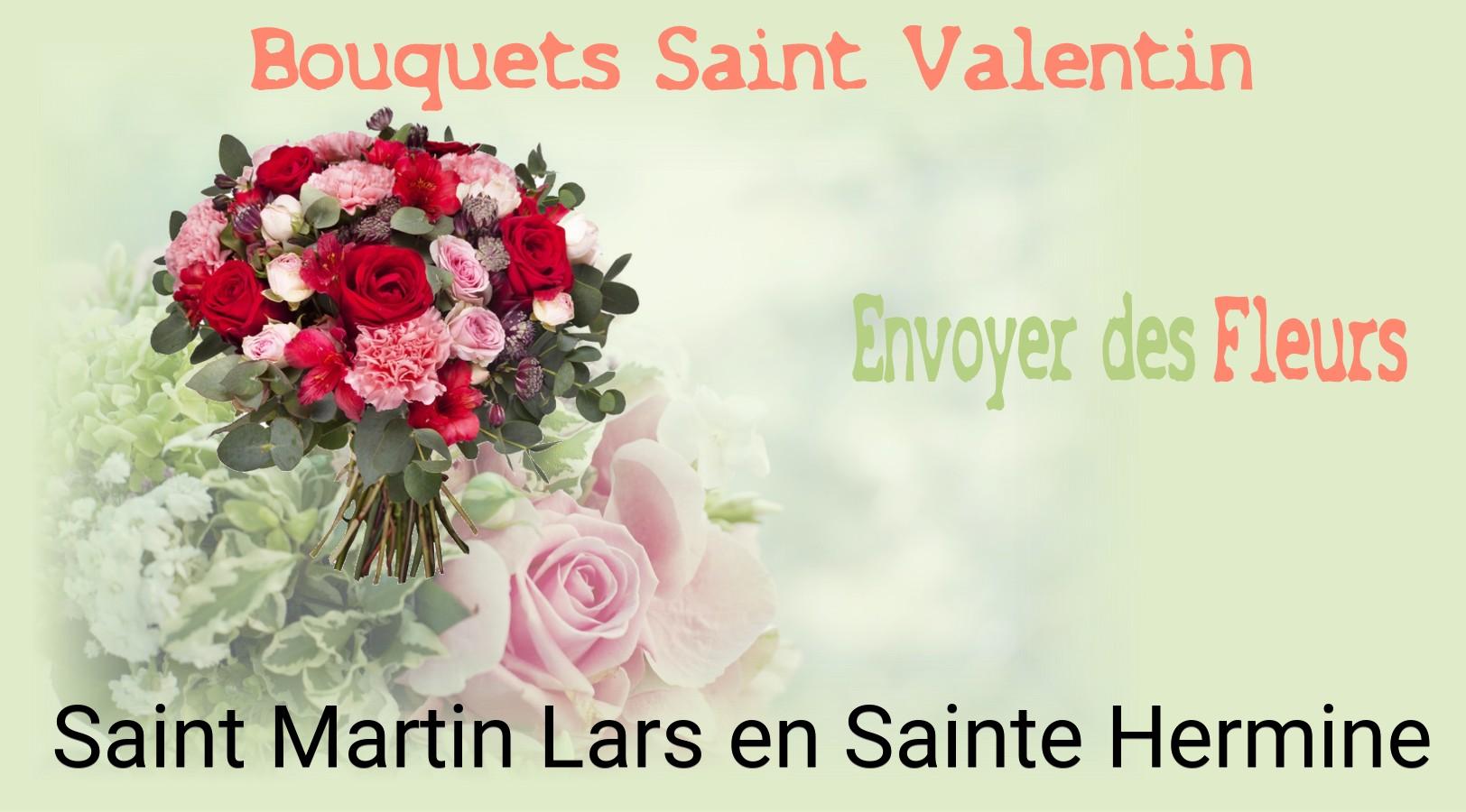 Roses de Saint-Valentin livrées à Saint-Martin-Lars-en-Sainte-Hermine